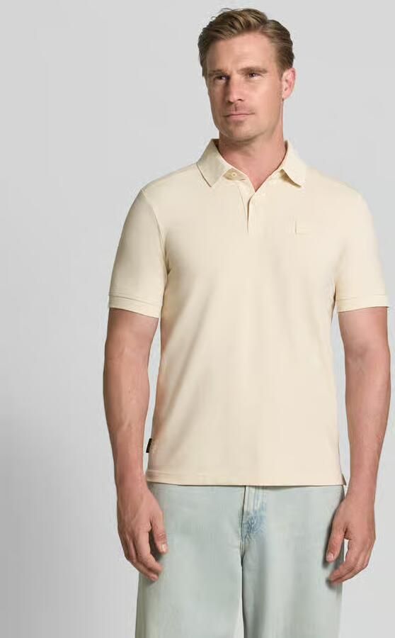 PME LEGEND Polo van piqué met stretch en flight pocket - Foto 3