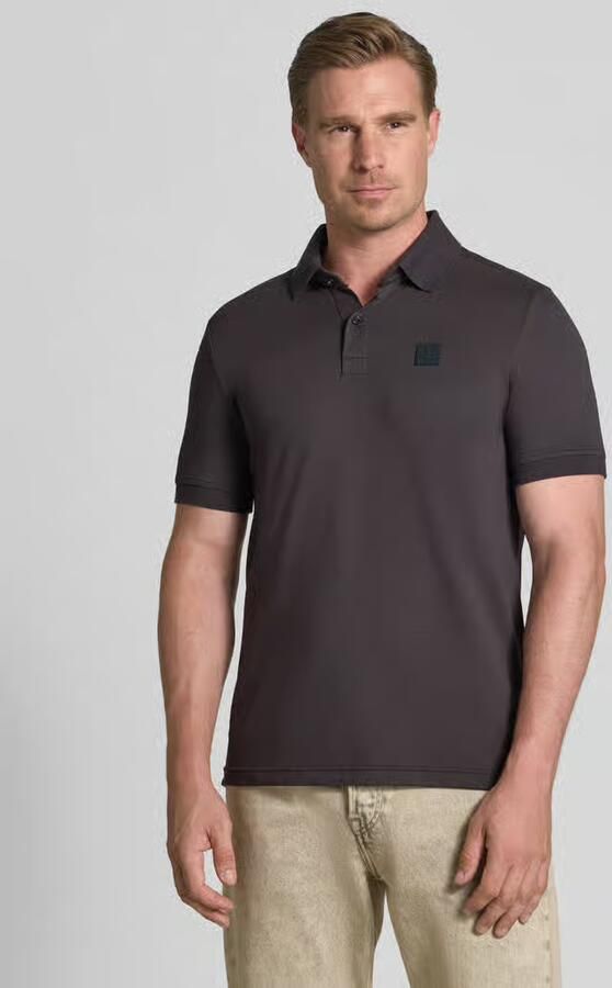 PME LEGEND Polo van piqué met stretch en flight pocket - Foto 3