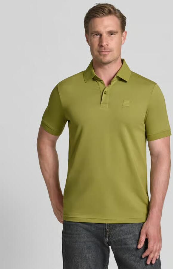 PME LEGEND Polo van piqué met stretch en flight pocket - Foto 3