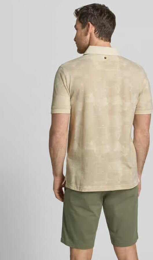 PME LEGEND Heren Polo's & T-shirts Short Sleeve Polo Printed Two Tone Pique Beige - Foto 12