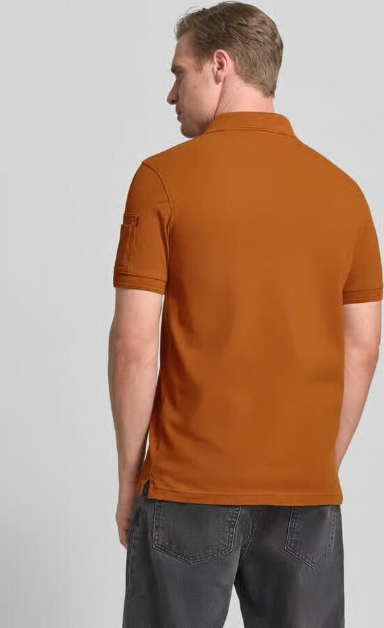 PME Legend slim fit poloshirt met logopatch - Foto 3