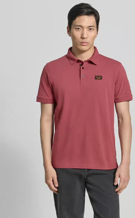 PME Legend slim fit poloshirt met logopatch - Foto 7