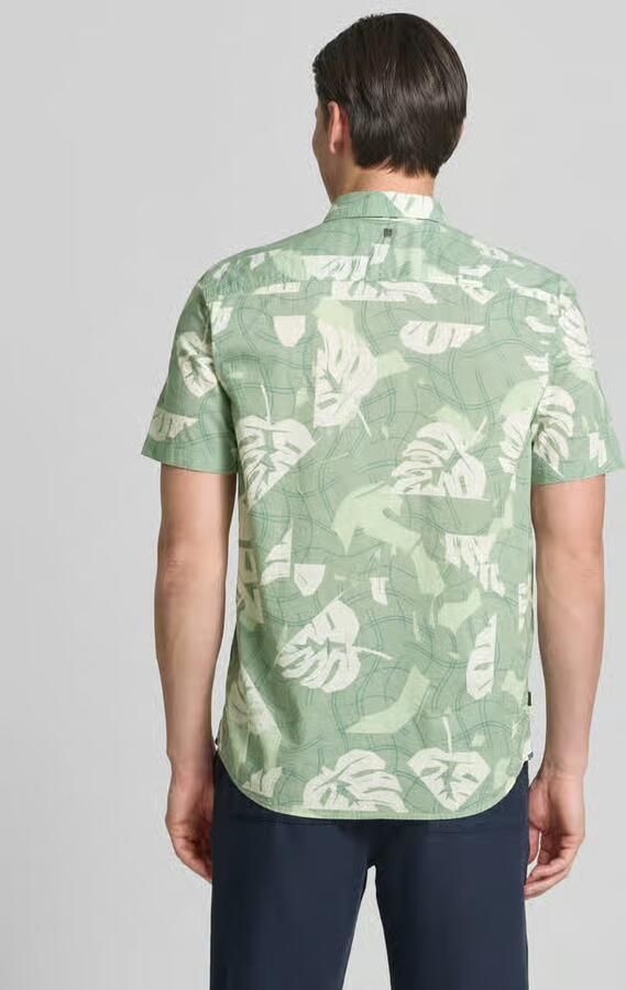 PME Legend slim fit vrijetijdsoverhemd in all-over look met kentkraag - Foto 5