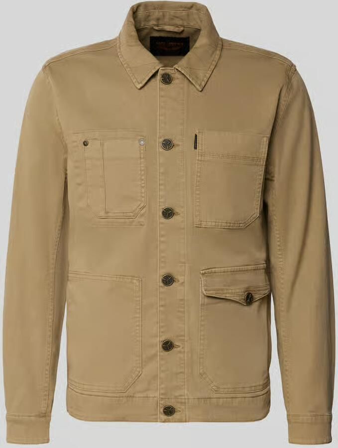 PME Legend Spijkerjack met steek- en klepzakken model 'FANCY' - Foto 5