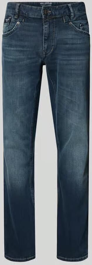 PME Legend Straight fit jeans met logostitching model 'Commander' - Foto 7