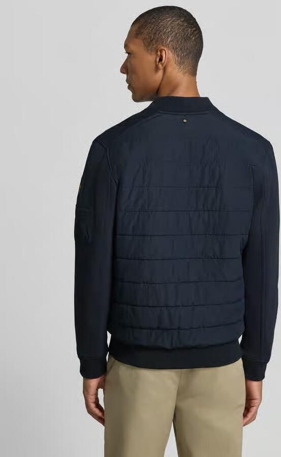 PME Legend Sweatjack met doorgestikte naden en opstaande kraag - Foto 3