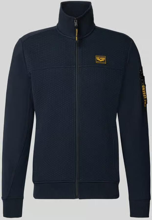 PME LEGEND Sweatshirt met jacquardpatroon en flight pocket - Foto 7