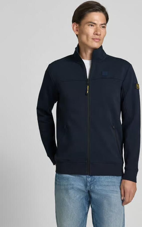 PME LEGEND Sweatshirt met jacquardpatroon en flight pocket - Foto 9