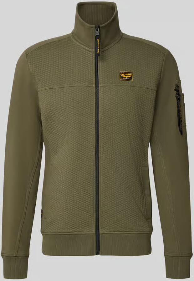 PME LEGEND Sweatshirt met jacquardpatroon en flight pocket - Foto 3