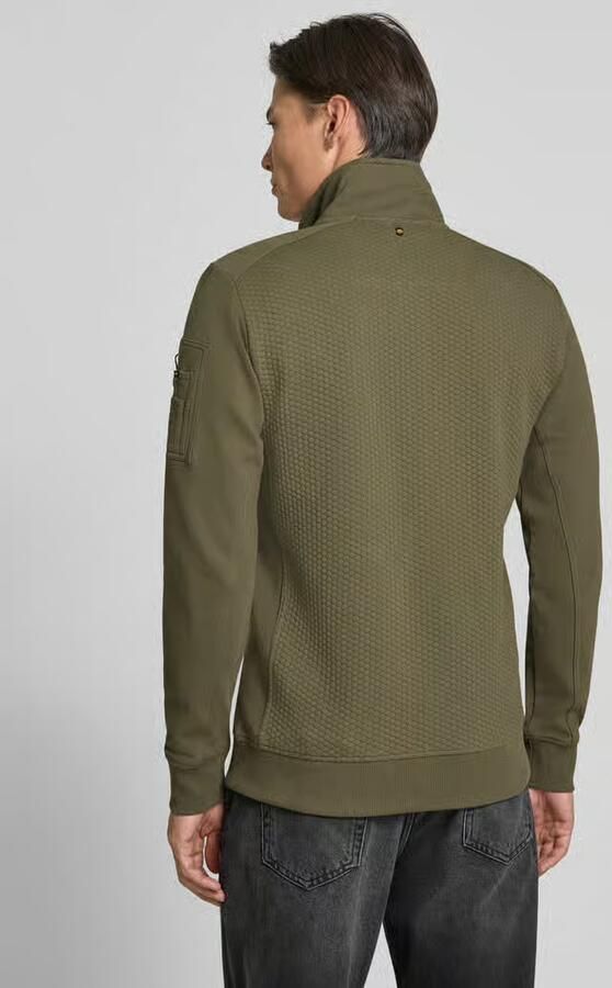 PME LEGEND Sweatshirt met jacquardpatroon en flight pocket - Foto 4