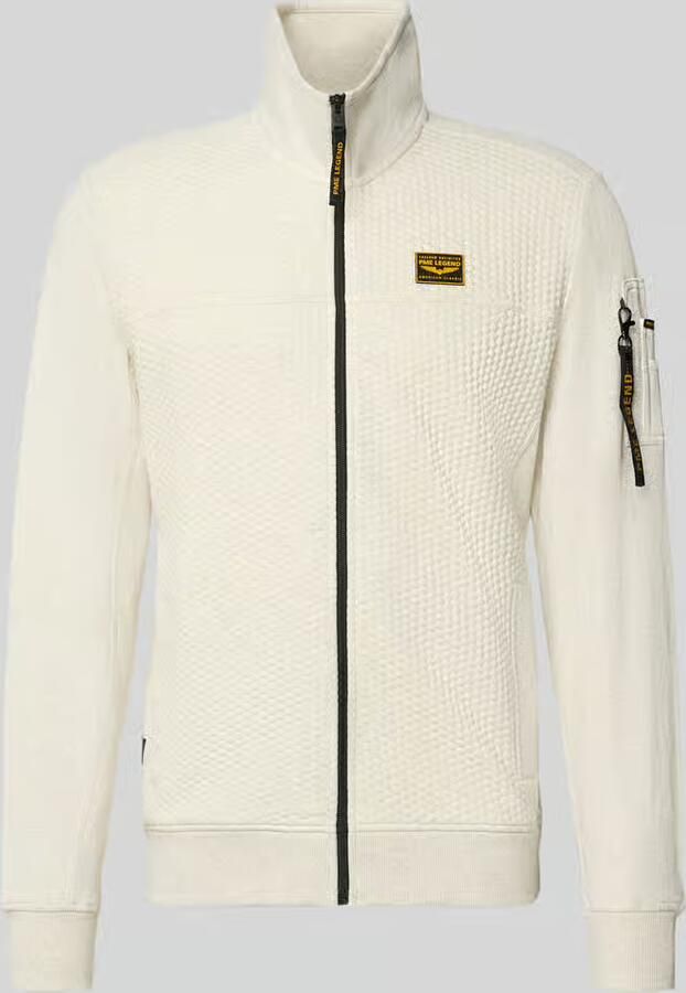PME LEGEND Sweatshirt met jacquardpatroon en flight pocket - Foto 7