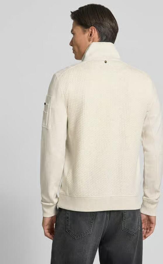 PME LEGEND Sweatshirt met jacquardpatroon en flight pocket - Foto 8