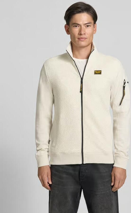 PME LEGEND Sweatshirt met jacquardpatroon en flight pocket - Foto 9