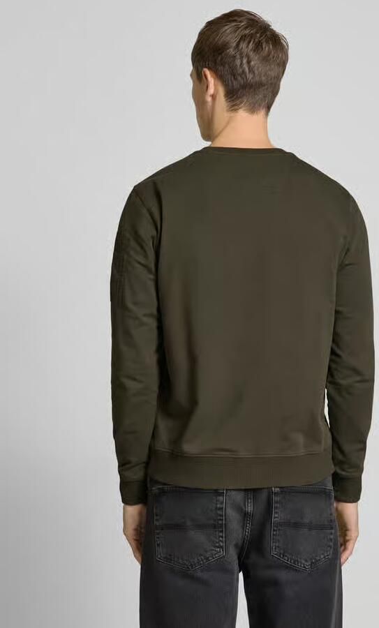 PME Legend Bruine Longsleeve met Schouderdetails Green Heren - Foto 5