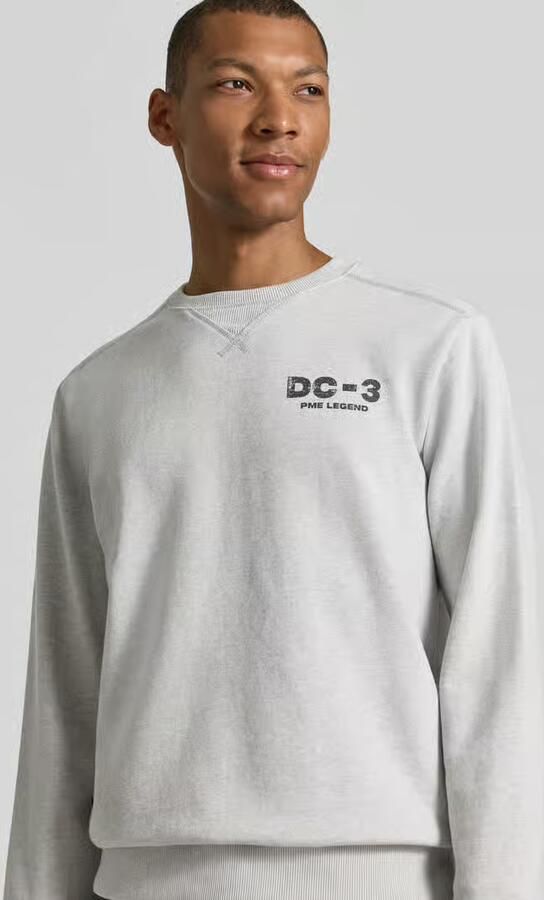 PME LEGEND Sweatshirt met garment-dye wassing en artwork - Foto 3