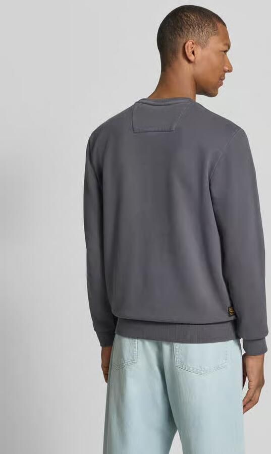 PME LEGEND Sweatshirt met garment-dye wassing en artwork - Foto 4