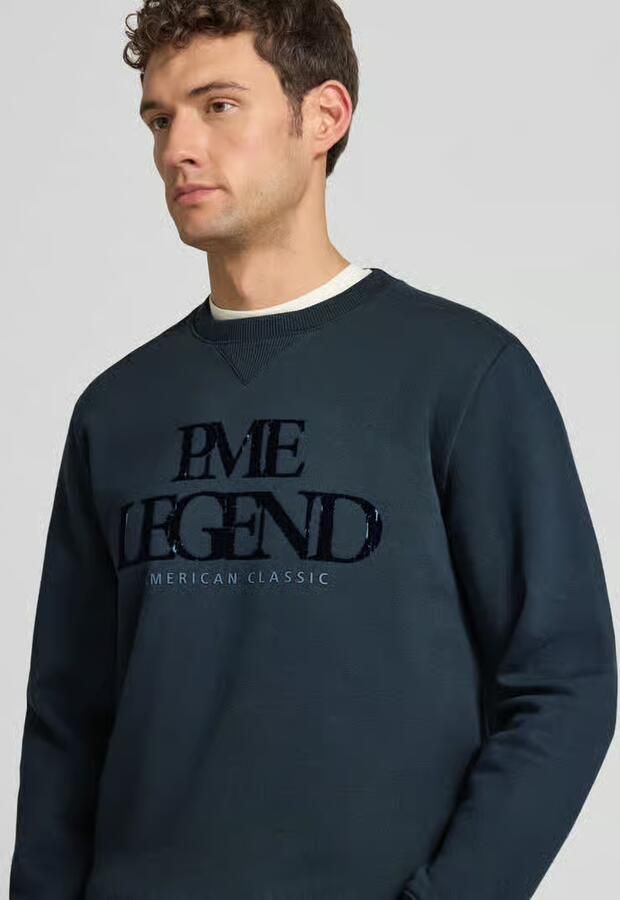 PME Legend Sweatshirt met labelprint - Foto 2