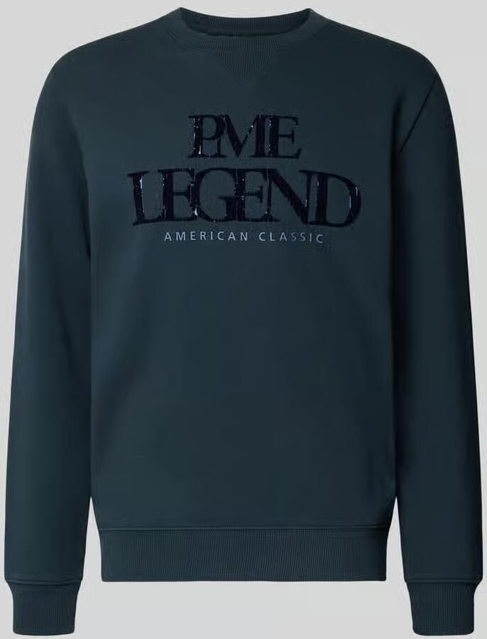 PME Legend Sweatshirt met labelprint