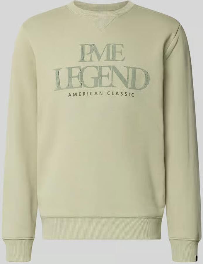 PME Legend Sweatshirt met labelprint