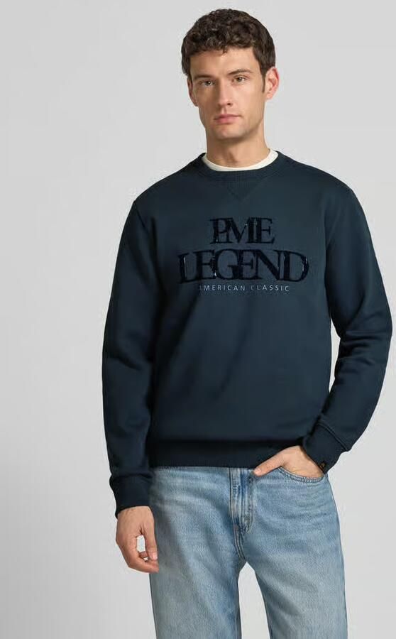 PME Legend sweatshirt met labelprint - Foto 3