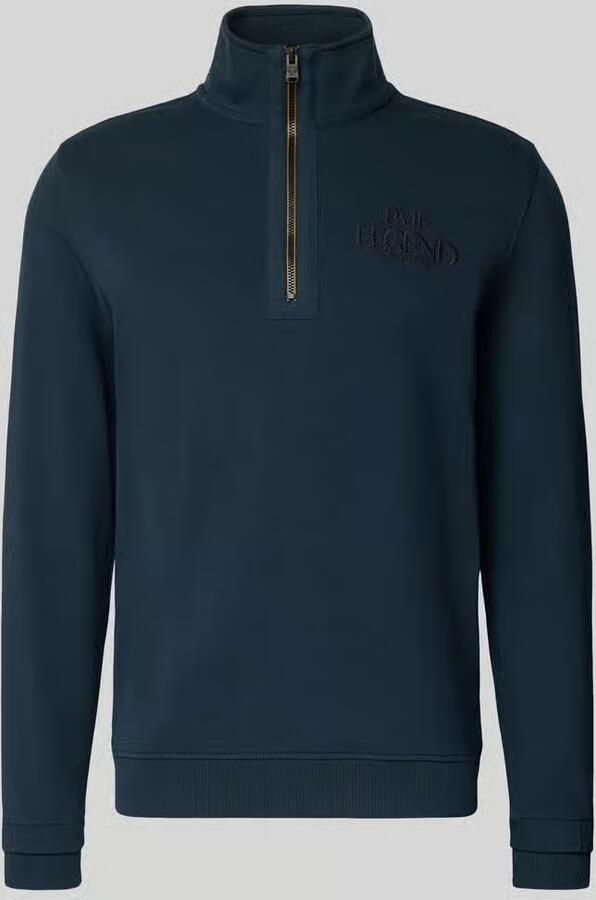 PME Legend Sweatshirt met opstaande kraag en ritssluiting