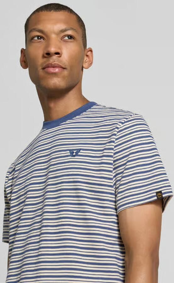 PME Legend T-shirt in all-over look met ronde hals - Foto 5