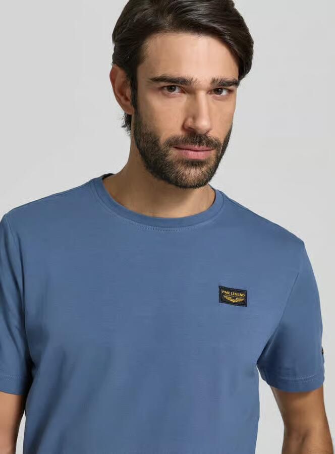PME Legend American Classic T-Shirt Vintage Indigo - Foto 5