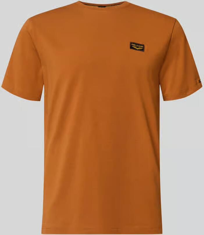PME LEGEND Heren Polo's & T-shirts Short Sleeve R-neck Guyver Tee Oranje - Foto 10