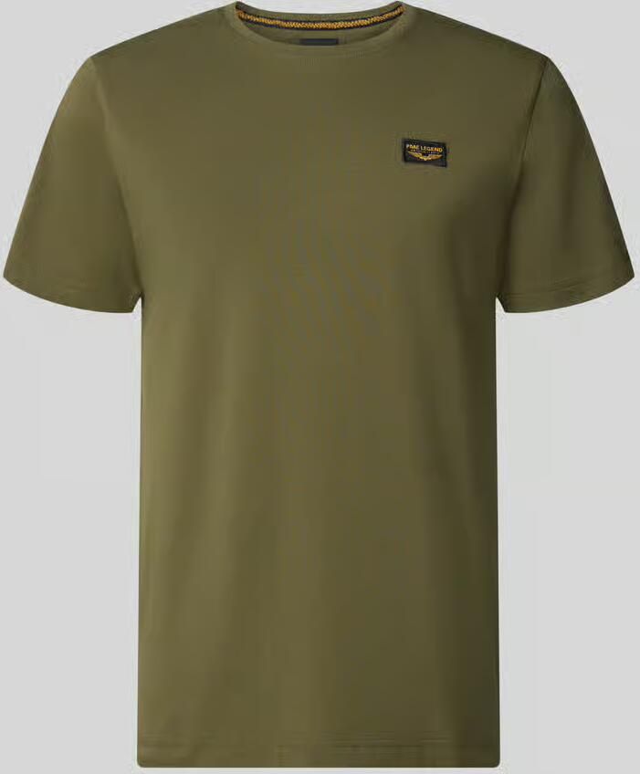 PME LEGEND Heren Polo's & T-shirts Short Sleeve R-neck Guyver Tee Olijf - Foto 9