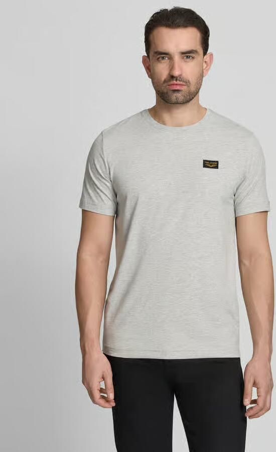 PME LEGEND Heren Polo's & T-shirts Short Sleeve R-neck Guyver Tee Lichtgrijs - Foto 13