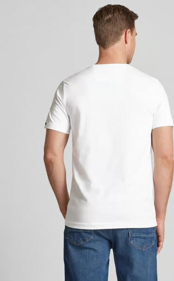 PME LEGEND Heren Polo's & T-shirts Short Sleeve R-neck Guyver Tee Wit - Foto 9