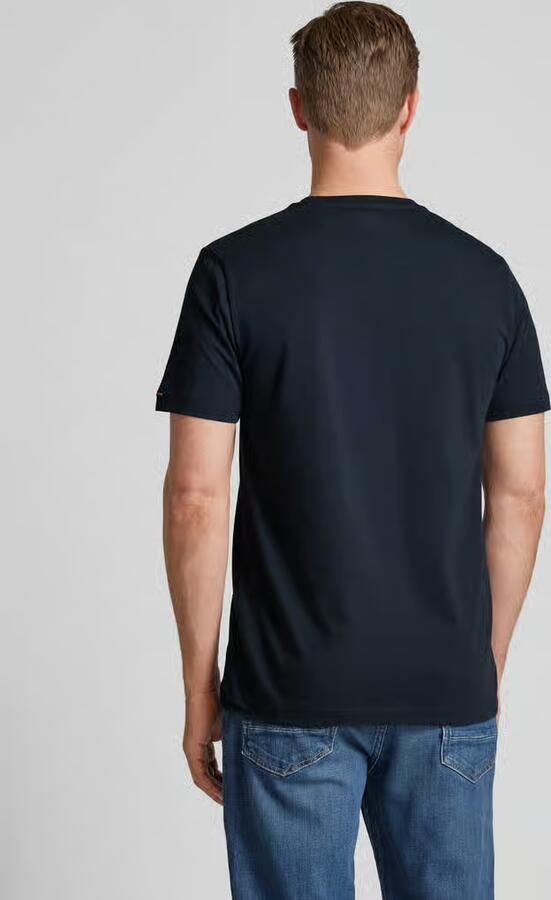 PME LEGEND Heren Polo's & T-shirts Short Sleeve R-neck Guyver Tee Donkerblauw - Foto 13