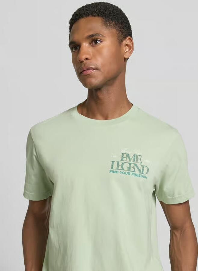 PME LEGEND Heren Polo's & T-shirts Short Sleeve R-neck Small Art Package B+t Only Mint - Foto 3