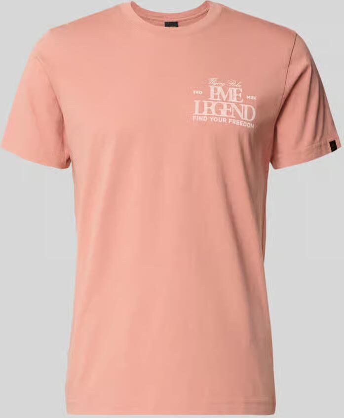 PME LEGEND Heren Polo's & T-shirts Short Sleeve R-neck Small Art Package B+t Only Perzik - Foto 8