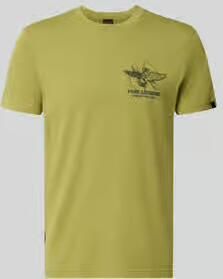 PME LEGEND T-shirt van jersey met klein artwork op de borst - Foto 4