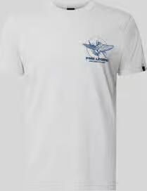 PME LEGEND T-shirt van jersey met klein artwork op de borst - Foto 2