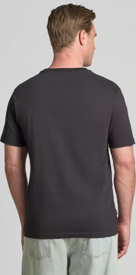 PME Legend regular fit T-shirt met logo donkerbruin - Foto 4