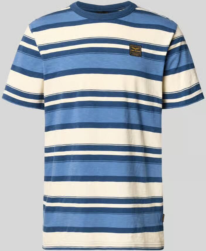 PME Legend T-shirt met ronde hals en labelstitching - Foto 3