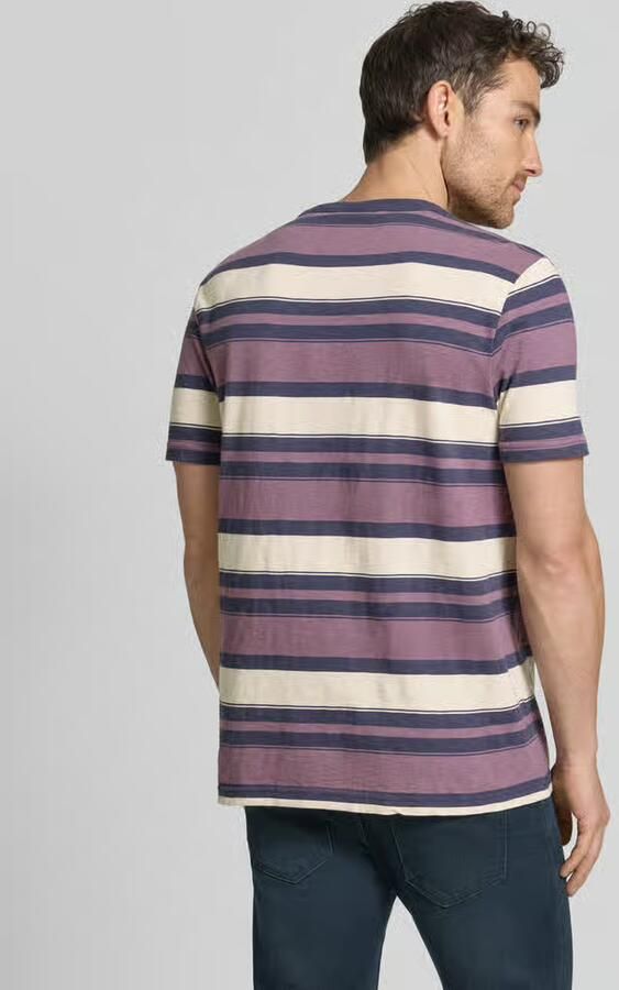 PME Legend T-shirt met ronde hals en labelstitching - Foto 4