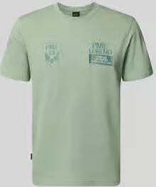 PME LEGEND T-shirt van jersey met meerdere badges - Foto 3