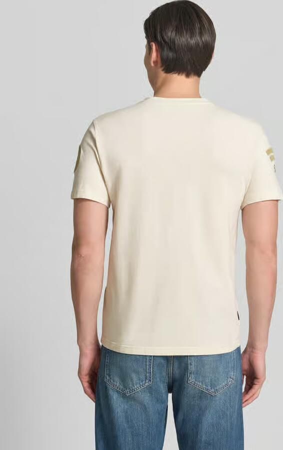 PME LEGEND T-shirt van jersey met meerdere badges - Foto 5