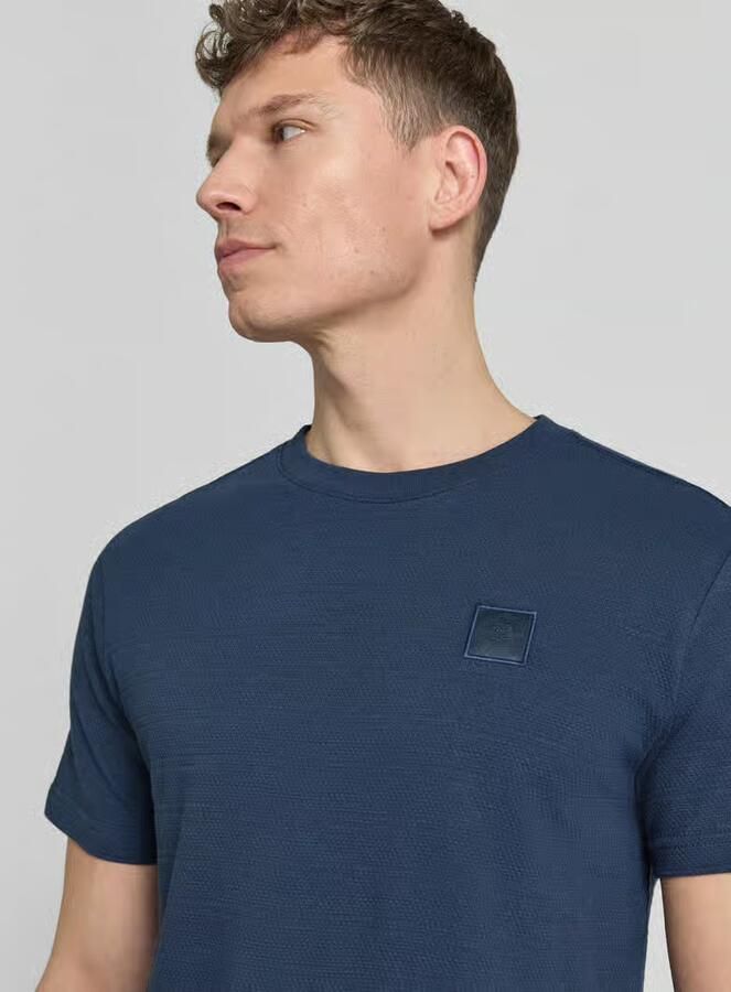 PME LEGEND Heren Polo's & T-shirts Jacquard Striped Donkerblauw - Foto 9