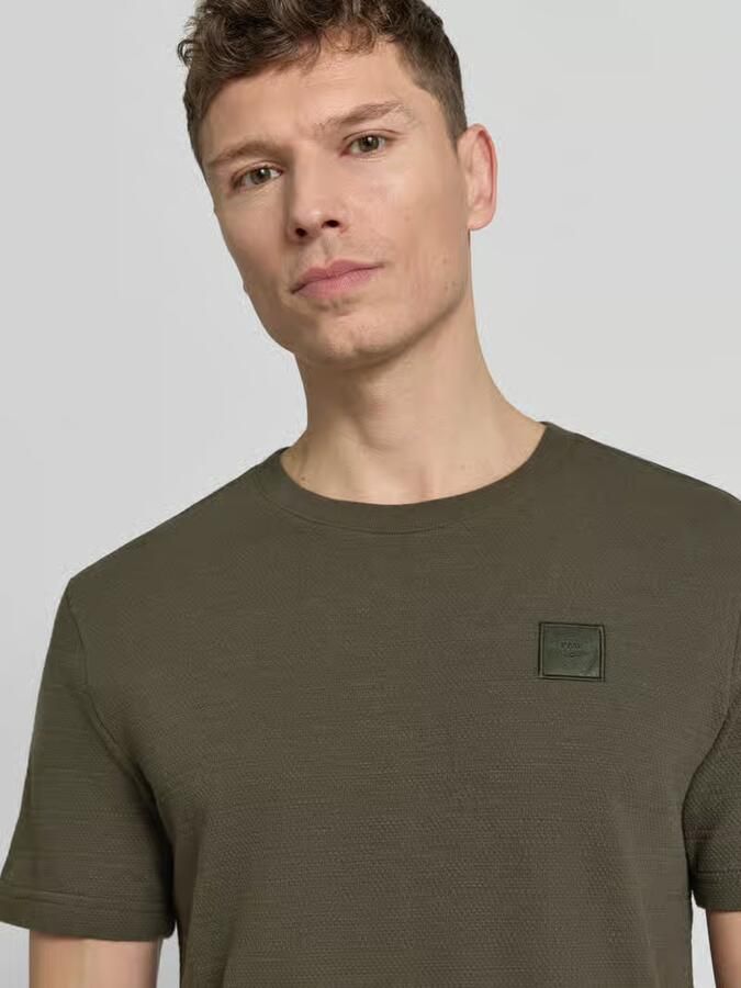 PME LEGEND Heren Polo's & T-shirts Jacquard Striped Olijf - Foto 9