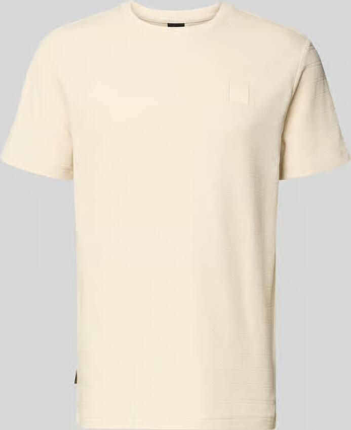 PME LEGEND Heren Polo's & T-shirts Jacquard Striped Ecru - Foto 11
