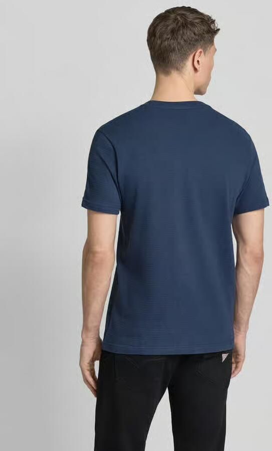 PME LEGEND Heren Polo's & T-shirts Jacquard Striped Donkerblauw - Foto 9