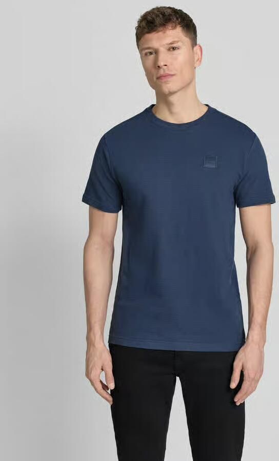 PME LEGEND Heren Polo's & T-shirts Jacquard Striped Donkerblauw - Foto 11