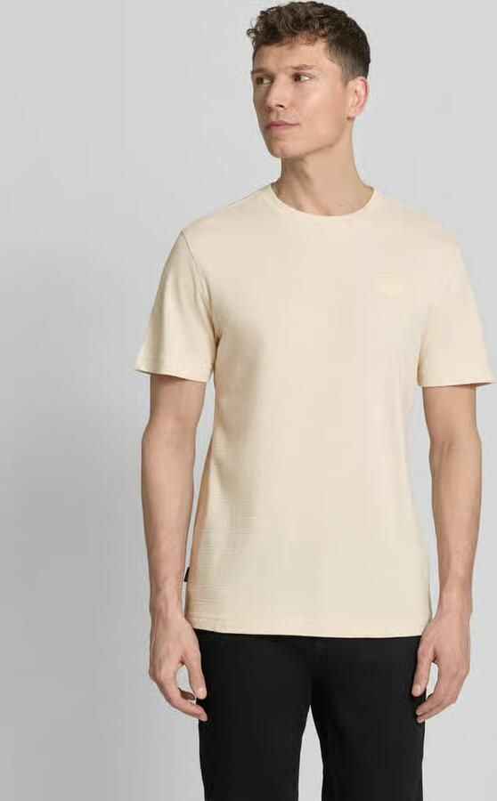 PME LEGEND Heren Polo's & T-shirts Jacquard Striped Ecru - Foto 13