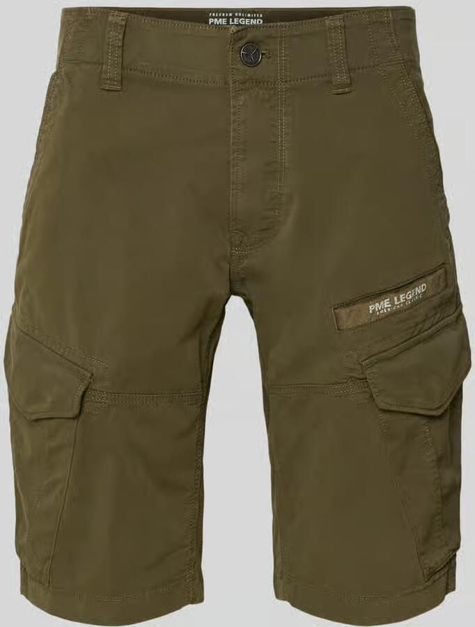 PME Legend tapered fit cargo bermuda s met klepzakken model 'Nordrop' - Foto 8