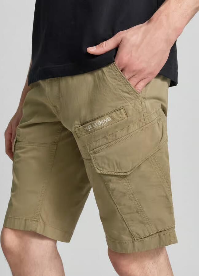 PME Legend tapered fit cargo bermuda s met klepzakken model 'Nordrop' - Foto 12