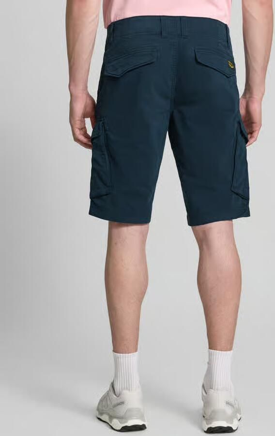 PME LEGEND Heren Broeken Nordrop Cargo Shorts Stretch Twill Donkerblauw - Foto 16